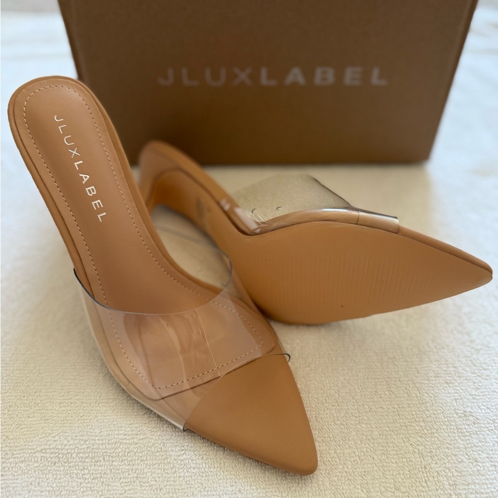 JLUXLABEL Cream Heels Elegant Design - Picture 4 of 6